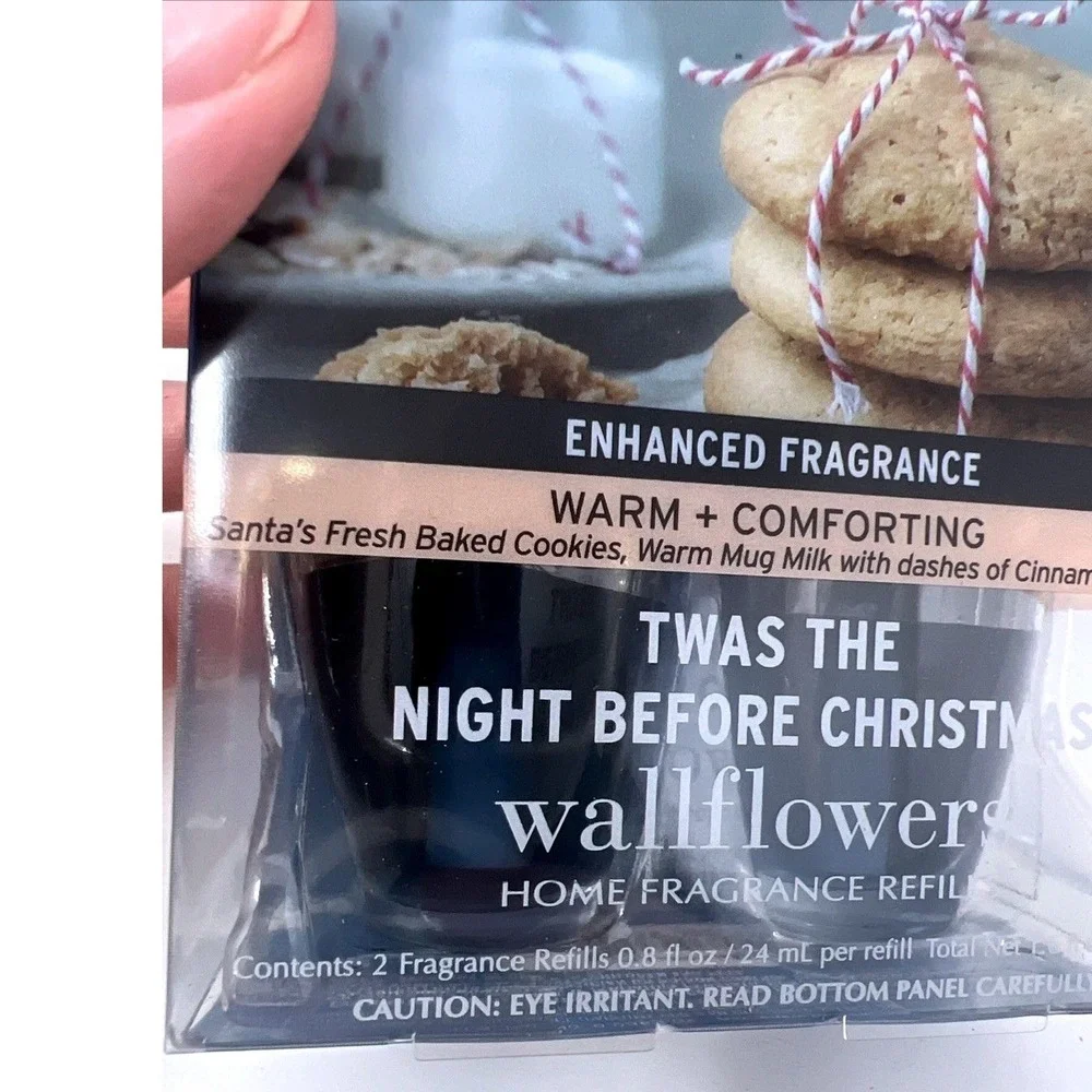 Bath & Body Works Twas Night Before Christmas Wallflowers 2 Pack Refills NEW Box